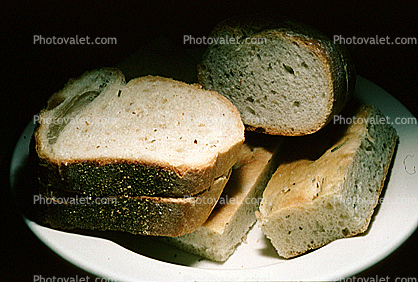 french bread, olive bread, basket, Baked Goods, starch, slices