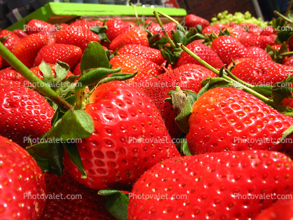 texture, background, Strawberries