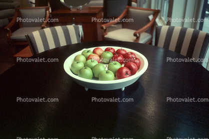fruit bowl, apple