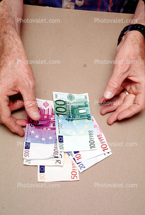 Euro bill, Paper Money, Cash