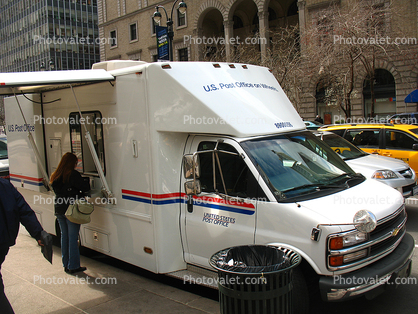 United States Mail Station Van, Mobile Post Office