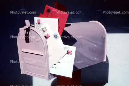 Valentine Mail, mail box, mailbox, letters, stuffed
