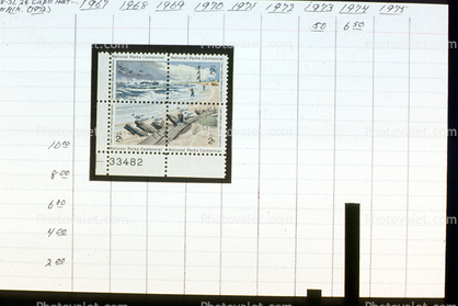 National Parks Centennial, Fisherman, Lighthouse, Two Cent Stamp