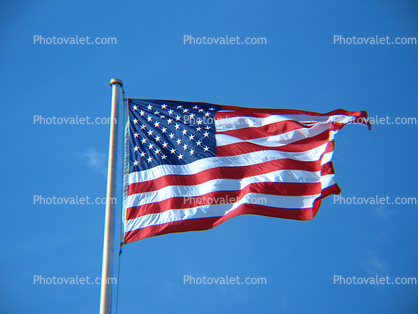USA, Windy, Windblown, Star Spangled Banner, Old Glory, USA Flag, United States of America