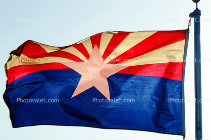 Arizona, State Flag, USA, Fifty State Flags