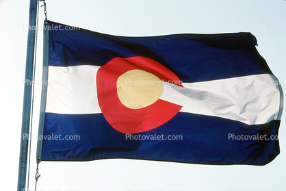 Colorado, State Flag, USA, Fifty State Flags