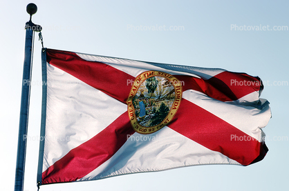 Florida, State Flag, USA, Fifty State Flags