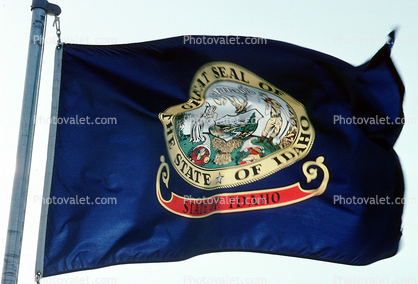 Idaho, State Flag, USA, Fifty State Flags