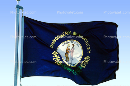 Commenwealth of Kentucky, State Flag, Fifty State Flags