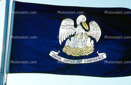Louisiana State Flag, "Union Justice and Confidence", Fifty State Flags