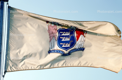 New Jersey, State Flag, Fifty State Flags