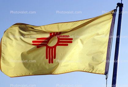New Mexico, State Flag, Fifty State Flags
