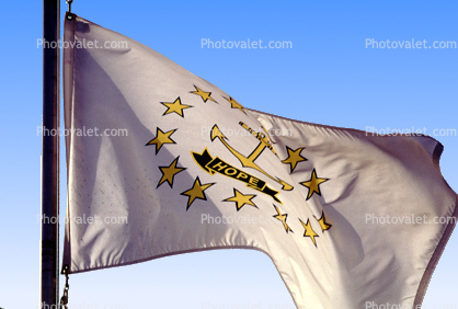 Rhode Island State Flag, Fifty State Flags
