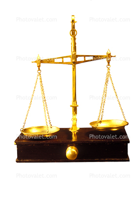 Scales of Justice, photo-object, object, cut-out, cutout