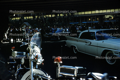 John F. Kennedy, Motorcade, car, motorcycle