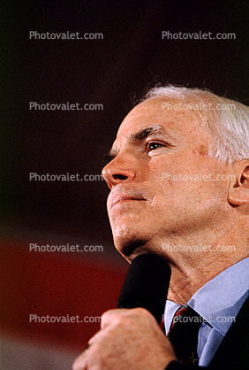 John McCain, George Bush whistle stop tour