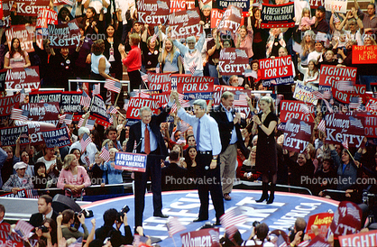 John Kerry Rally 2004, Crowds, Supporters, Voters, Lawlor Events Center