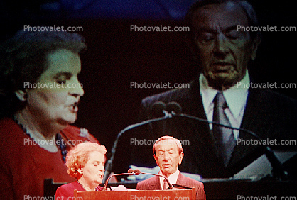 Warren Christopher, Madeline Albright, United Nations 50th Anniversary