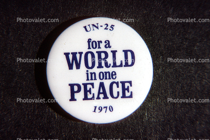 For a World in one Peace, 1970, 1970s, Equanimity