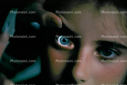 Girl gets an Eye Examination