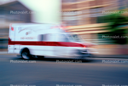 ambulance, motion blur, streak
