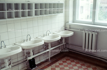 Wash Sink, water faucet, Tile, Bathroom, washroom, Orphanage, Tashkent