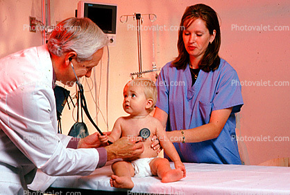 Check-Up, Patient, Baby, Infant, Pediatrics, Doctor, Nurse, Pediatrician