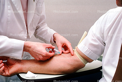 Nurse, Drawing Blood, Blood Test, Arm, hands