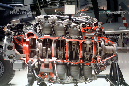 R4360 Pratt & Whitney, Piston Engine, Wasp Major, reciprocating
