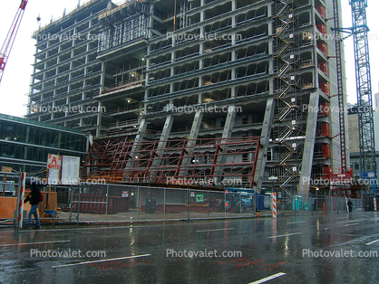 7th Street, Federal Building construction