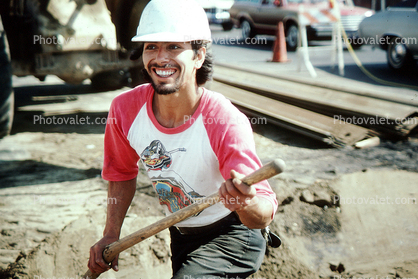 Moscone Center, Construction Worker, Man, Hardhat