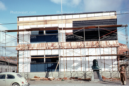 Construction of City Hall, Nome Alaska, September 1980