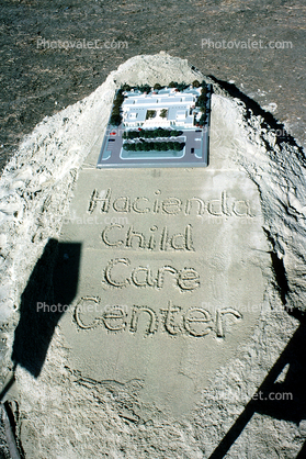 Hacienda Child Care Center Model, sand