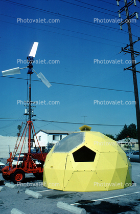 Geodesic Dome, Wind Power, Sci-Arc, Santa Monica