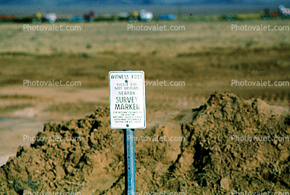 survey marker, Dirt, Soil