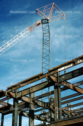 Crane and Steel Frame
