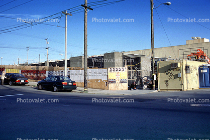 Tower Crane, Construction of Pac Bell Park, San Francisco, California, Pacbell Ballpark Construction
