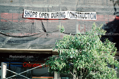 Shops Open during Construction