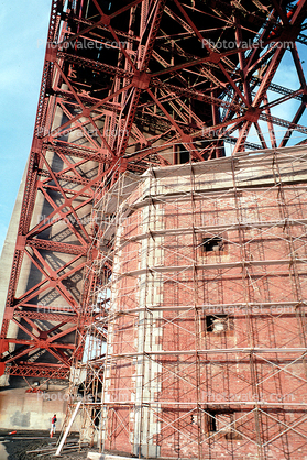 Scaffolding, Fort Point, San Francisco