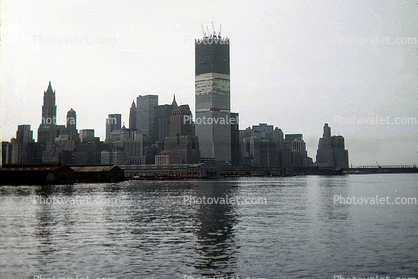 World Trade Center Construction, skyline, building