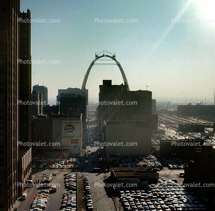 Gateway Arch, Saint Louis, Missouri, Cars, 1965, 1960s