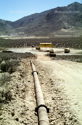 Laying Down Water Pipeline, pipes