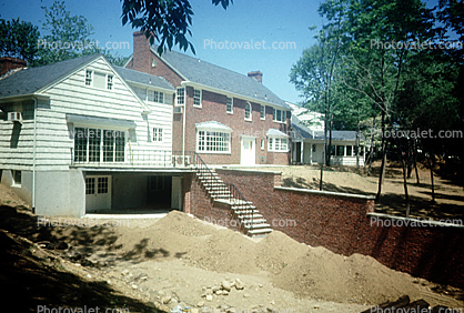 Backyard, Homes, house, 1950s