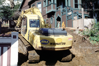Komatsu, crawler, shovel, Excavator, Digger