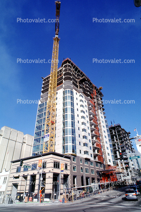 Tower Crane, highrise building construction