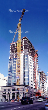 Tower Crane, Panorama, highrise building construction