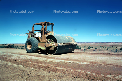 Road Roller, Compacter, Foundation, July 1972, 1970s