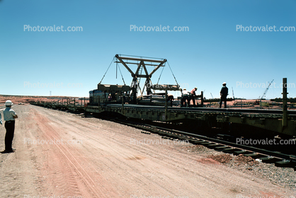 Railroad Ties, Flatbed Railcar, July 1972, 1970s
