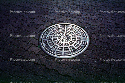 manhole cover, Round, Circular, Circle