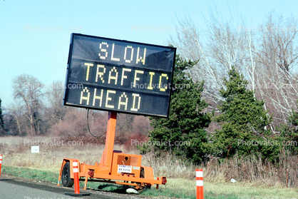 slow traffic ahead